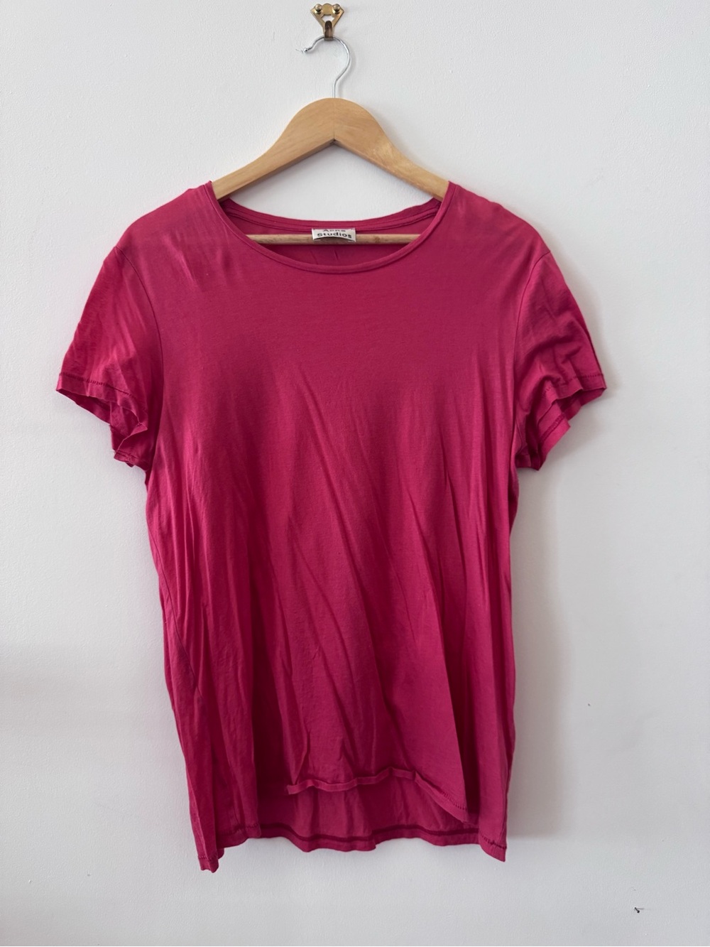 Acne Studio Red T Shirt Size: Medium